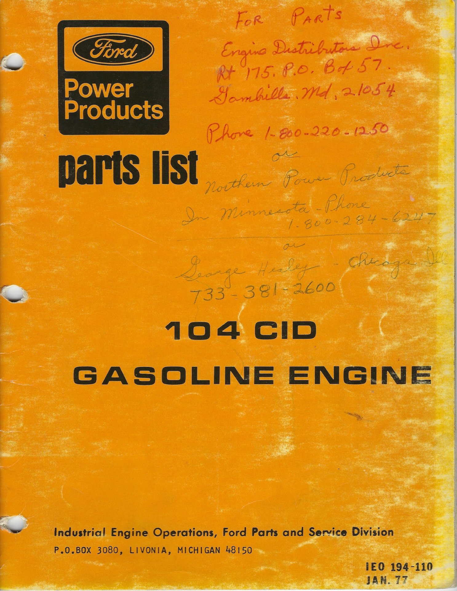 Ford 104 CID Engine Parts List Jan 1977.jpg